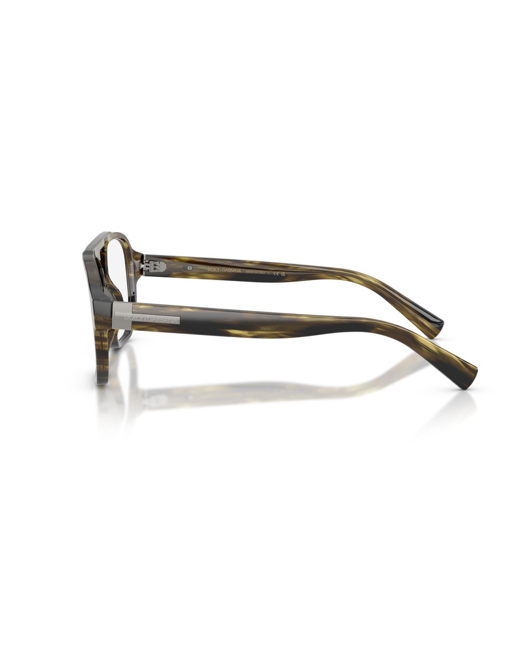Dolce & Gabbana Black Dg3447 3066 Optical Frames Acetate Transparent Pilot Normal for men