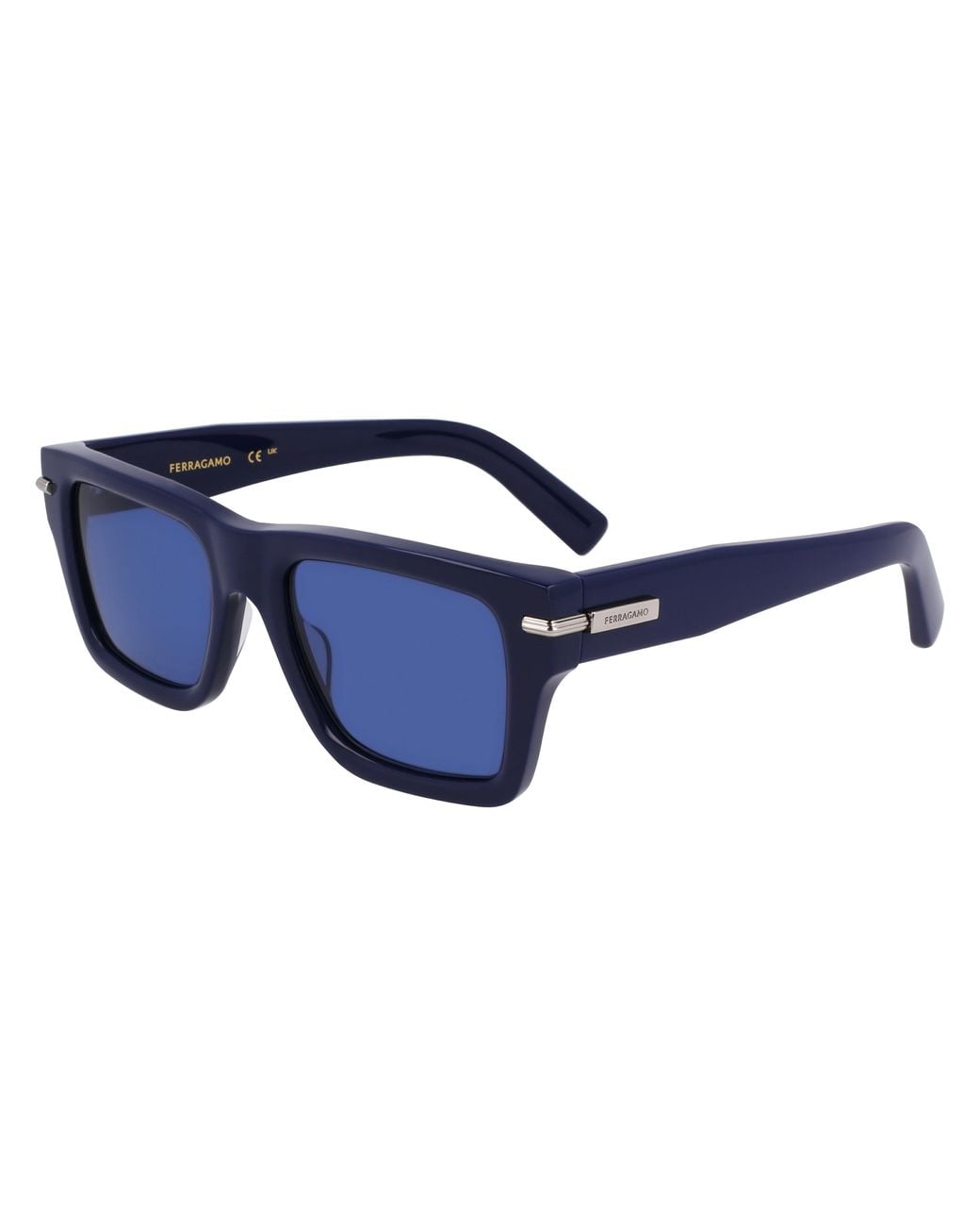Ferragamo Black Sf2033S 414 Sunglasses Acetate Squared Normal for men