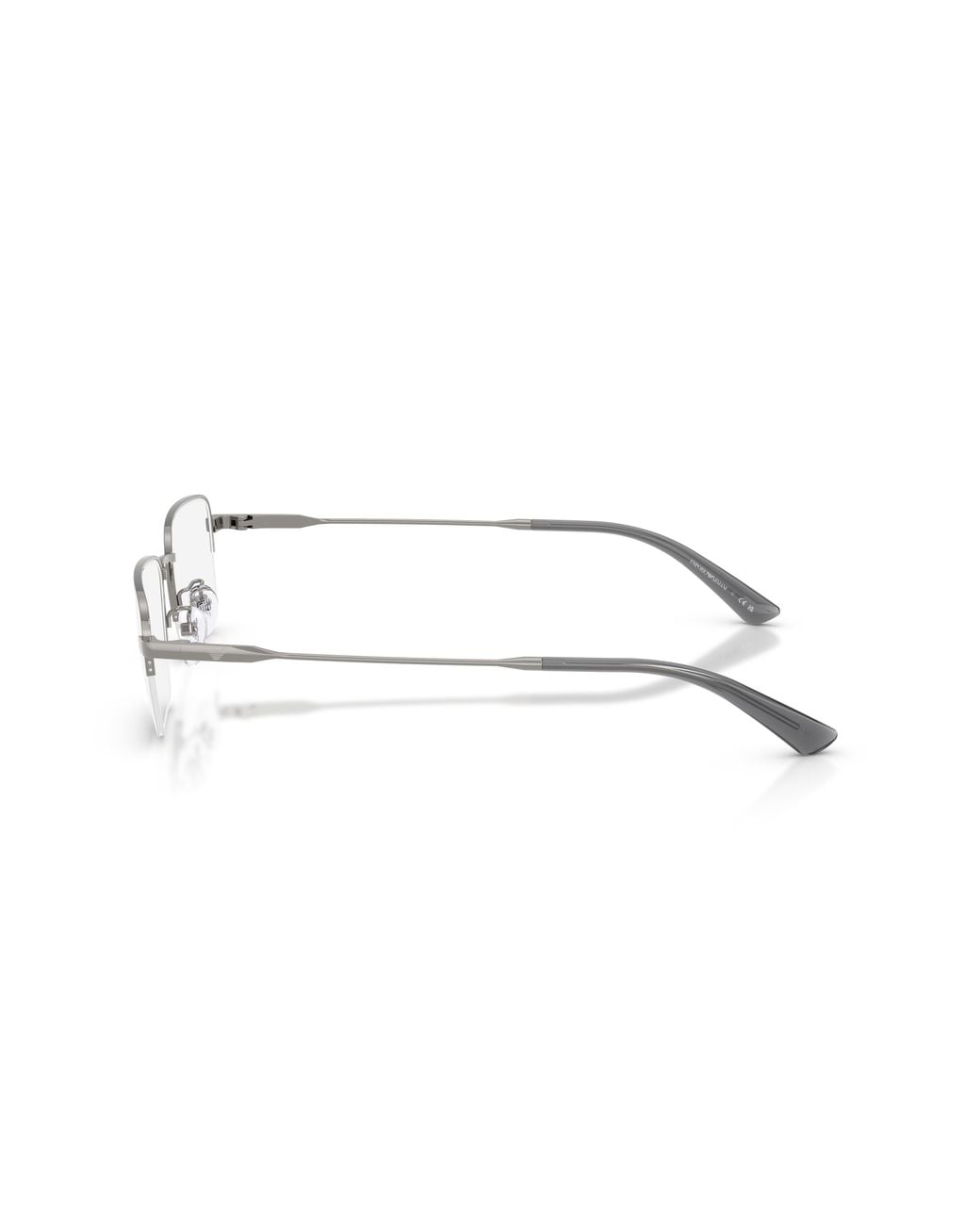 Emporio Armani Black Ea1193Td 3010 Optical Frames Titanium Transparent Squared Normal for men