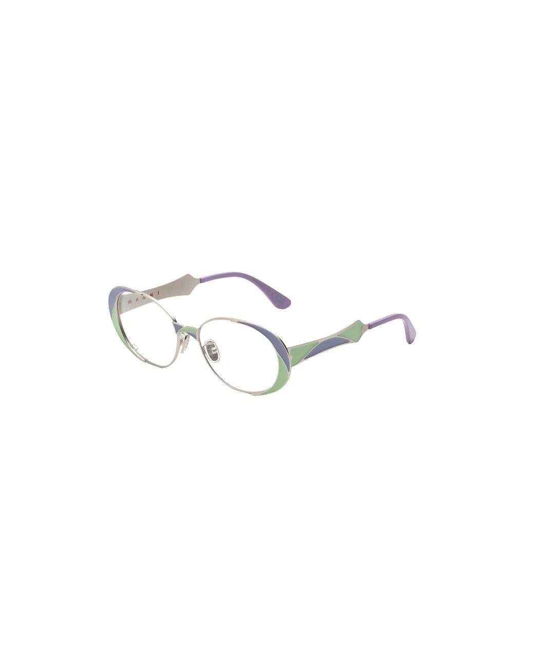 Marni Black Q4M Tarassqa Optical Frames Metal Round