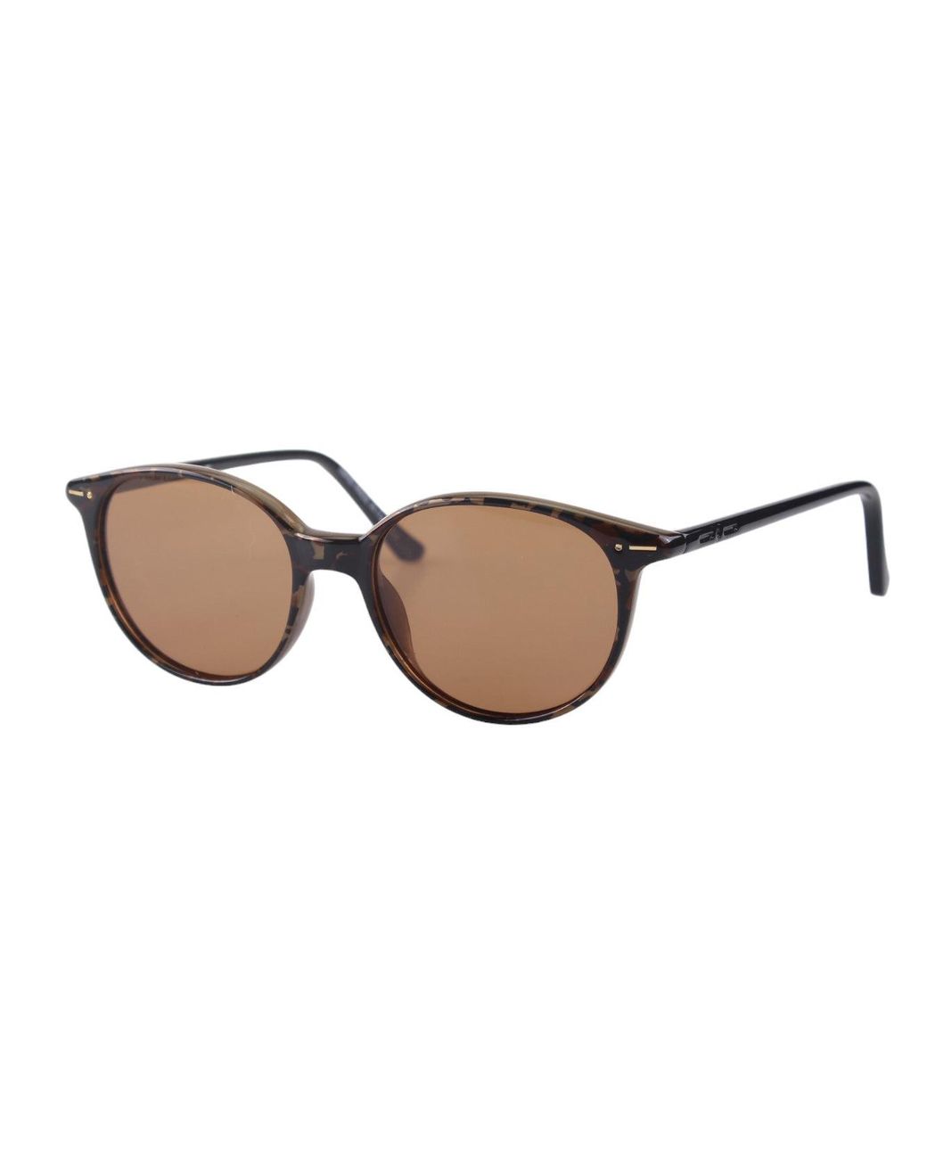Italia Independent Brown 5706 Camo/Marrone Outlet Sunglasses Acetate Round Polarized