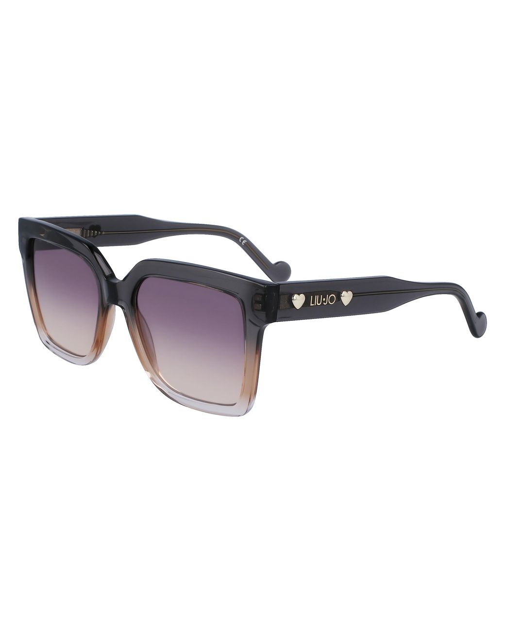 Liu Jo Black Lj771S 033 Sunglasses Acetate Squared Normal Shaded