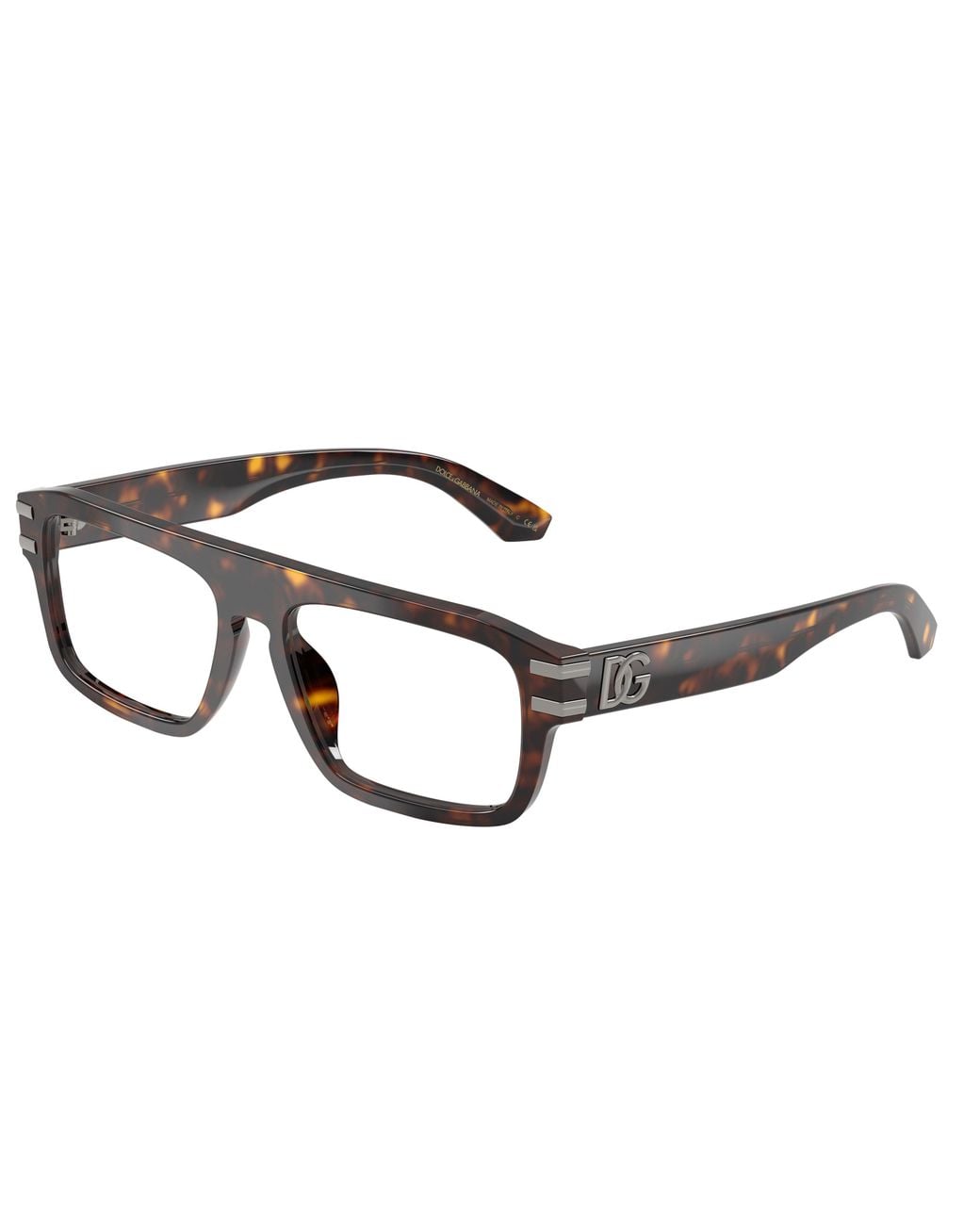 Dolce & Gabbana Black Dg3457 502 Optical Frames Acetate Transparent Squared Normal for men