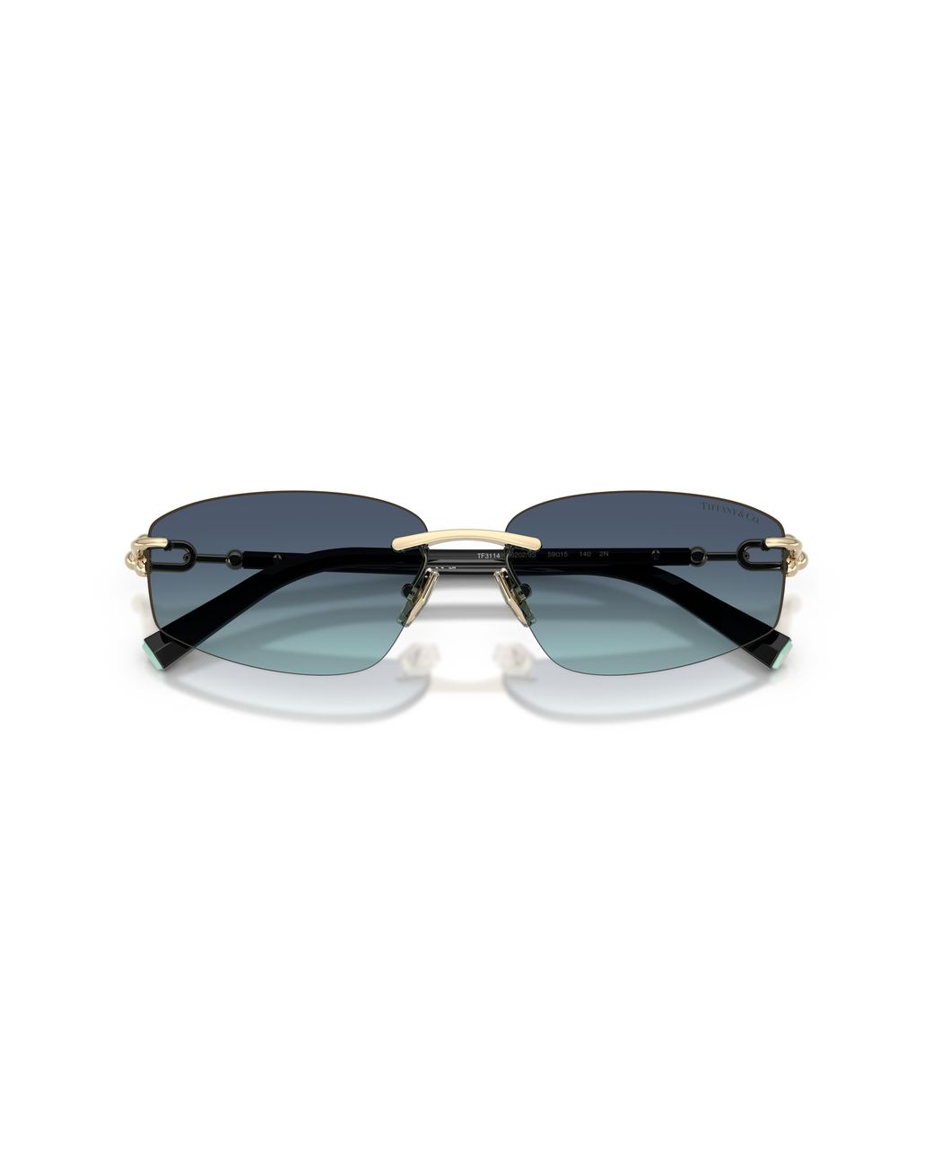 Tiffany & Co Black Tf3114 62029S Sunglasses Metal Geometric Normal Nuanced