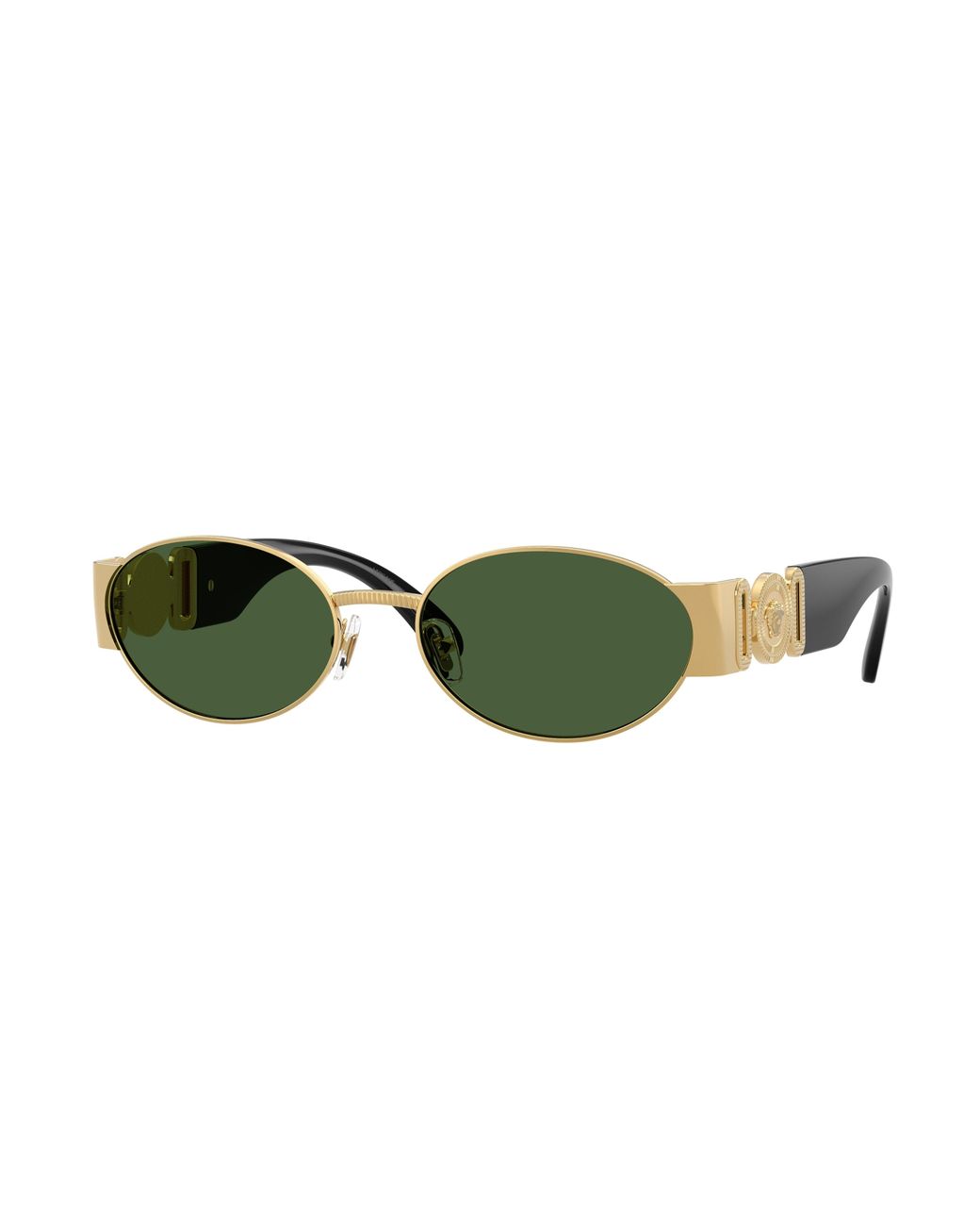 Versace Green Ve2299 100271 Sunglasses Metal Round Normal for men
