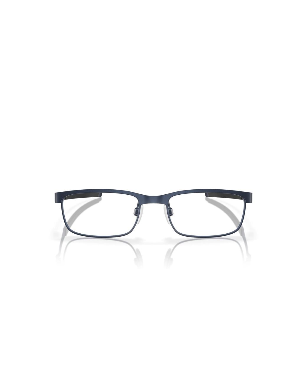 Oakley Black Ox3222 Steel Plate 322201 Optical Frames Metal Squared Normal for men