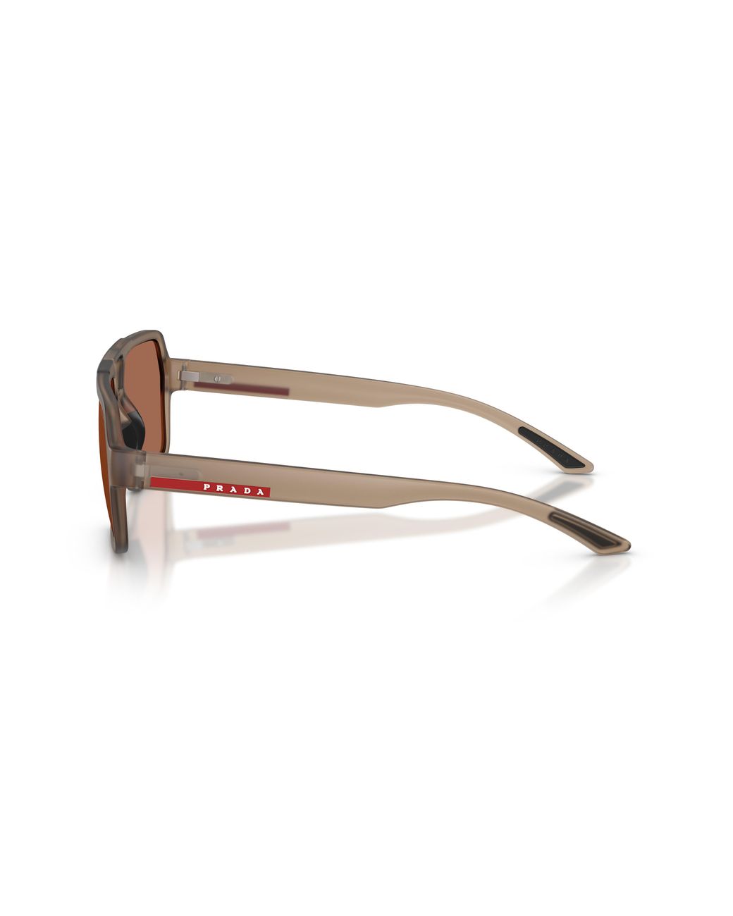 Prada Linea Rossa Black Ps A06S 29F50A Sunglasses Injected Pilot Normal for men