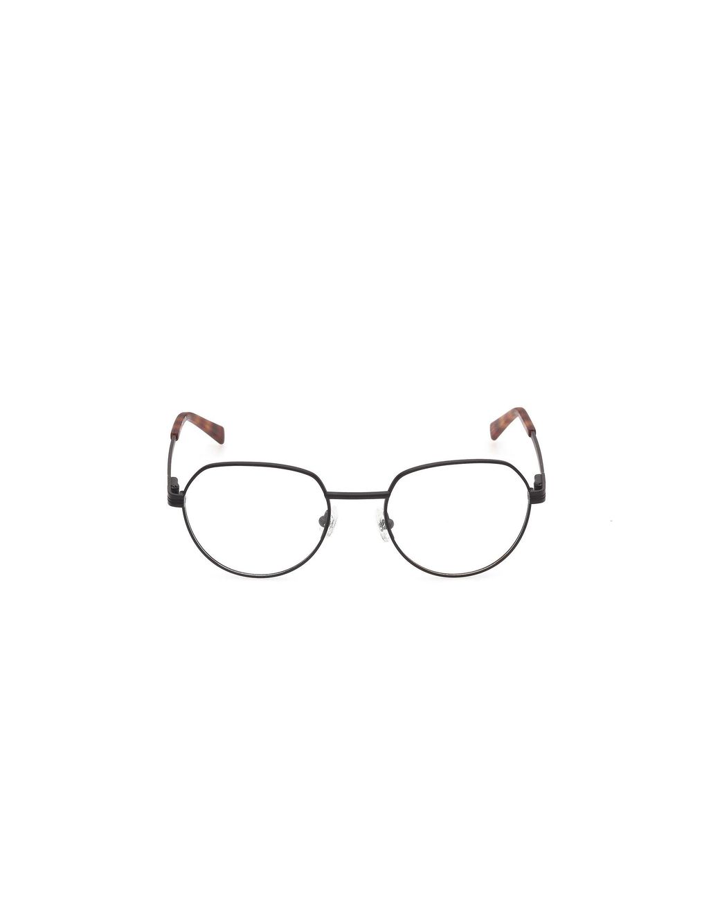 Timberland Black Tb50121 2 Optical Frames Metal Round Normal for men