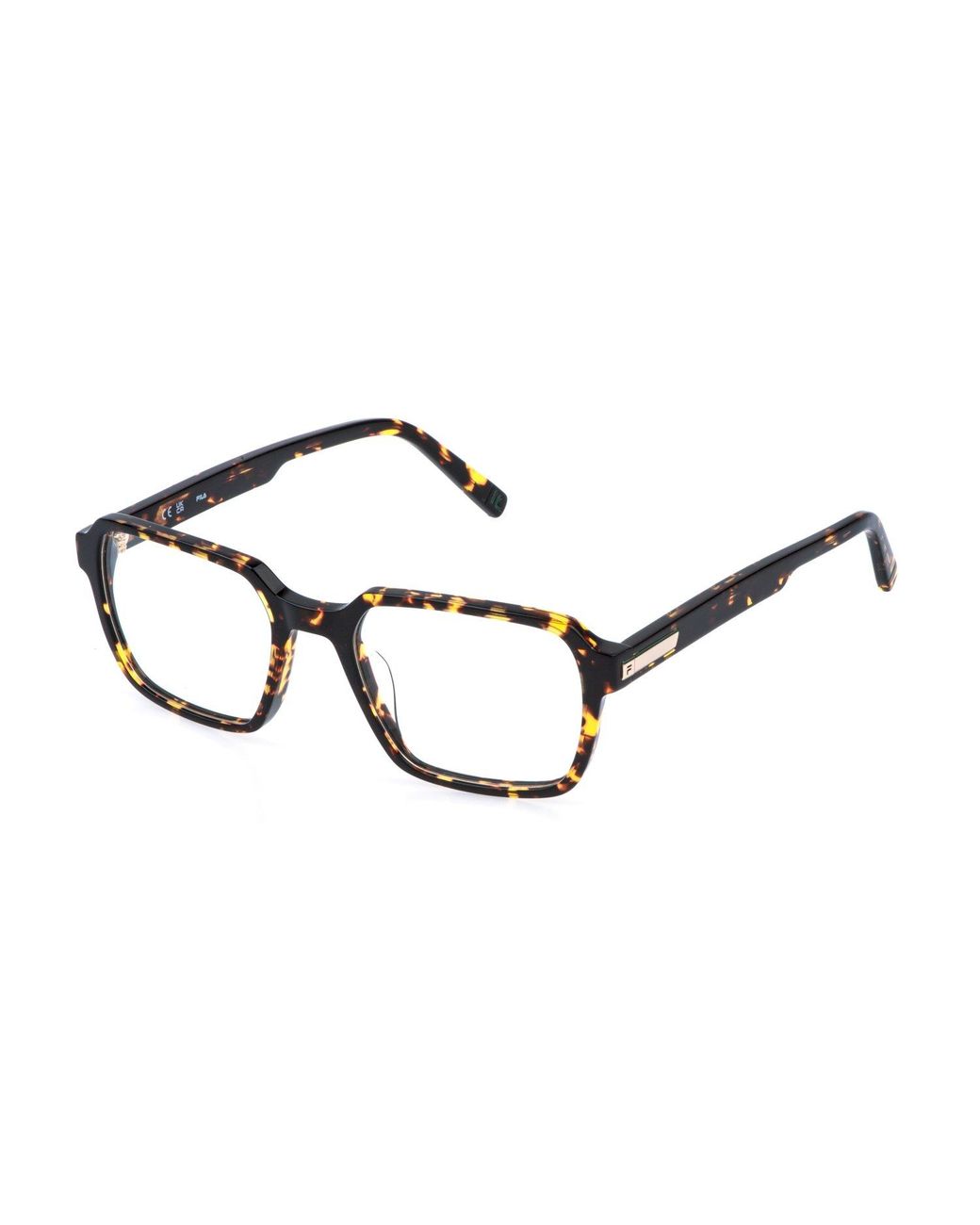 Fila Black Vfi998 779 Optical Frames Acetate Geometric for men