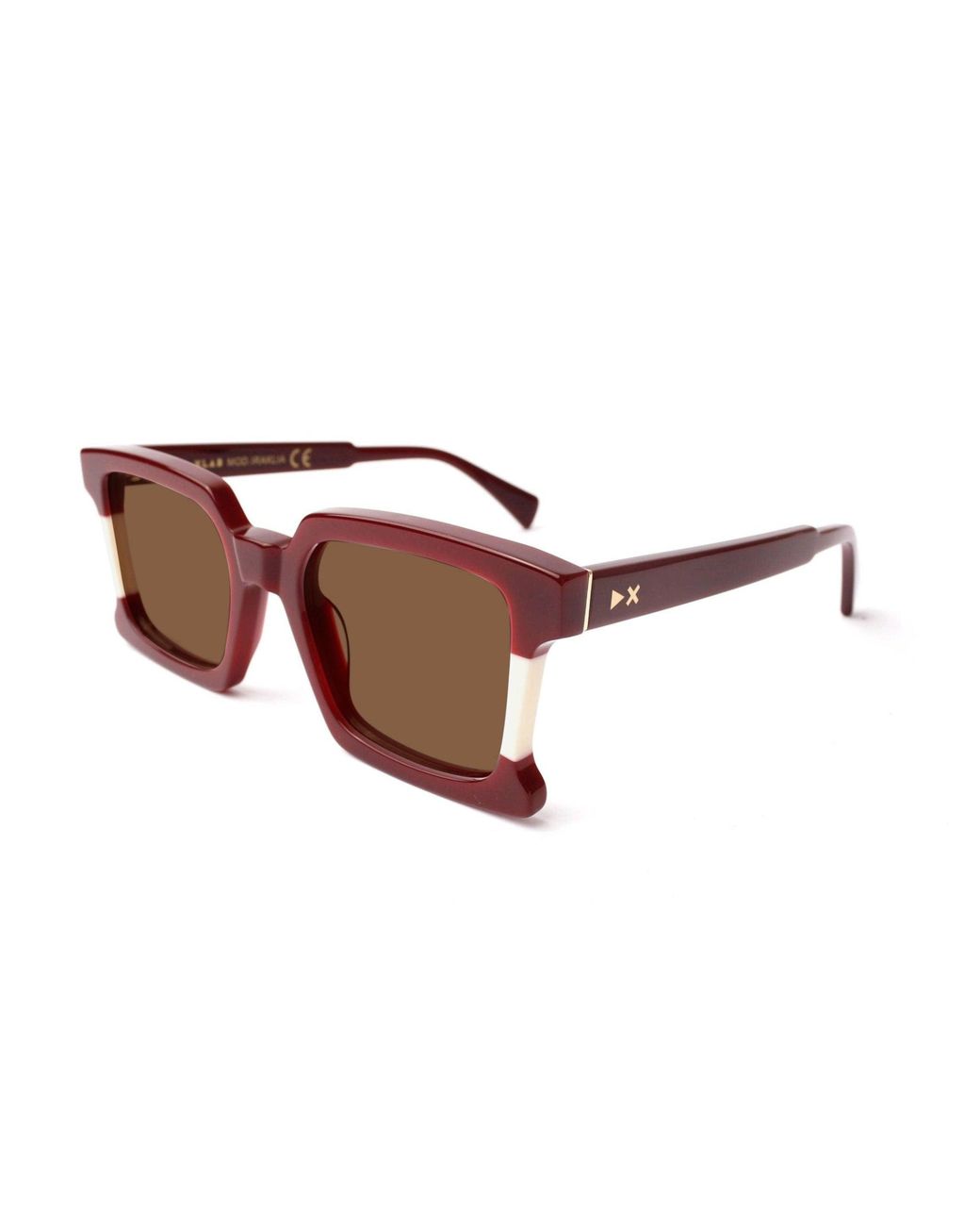 Xlab Black Iraklia Sunglasses Acetate G15 Squared Polarized