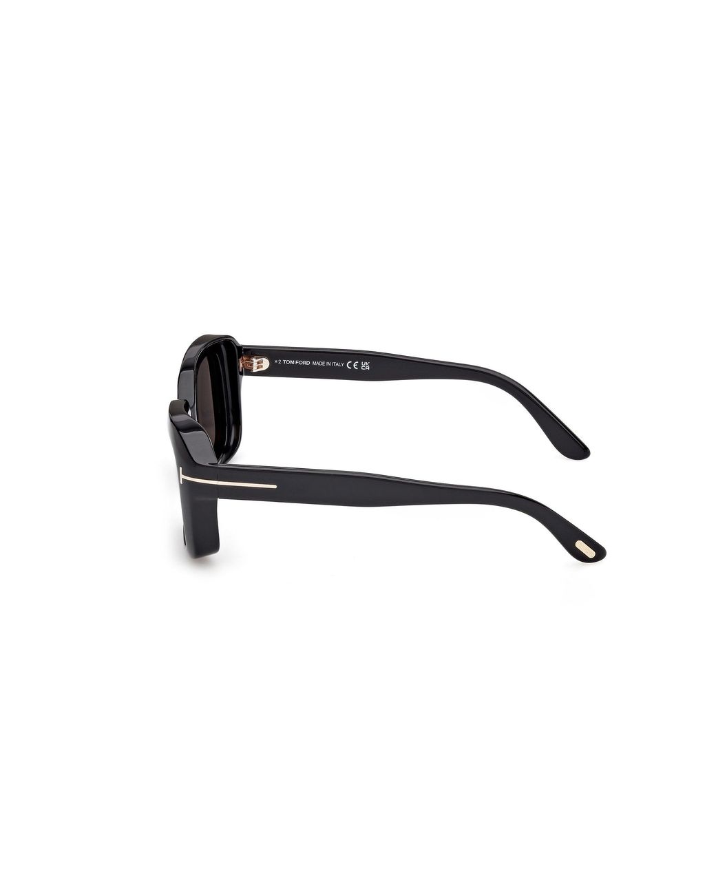 Tom Ford Black Ft1283 Natalia-02 01A Sunglasses Acetate Smoke Squared Normal