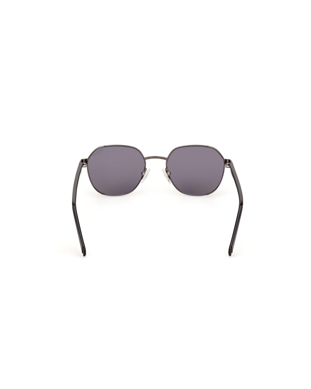 Guess Black Gu00116 08A Sunglasses Metal Round Normal for men
