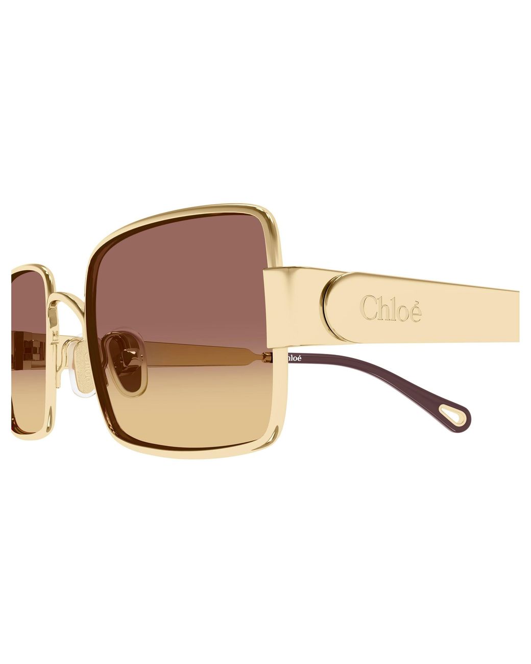 Chloé Black Ch0354S 002 Sunglasses Metal Squared