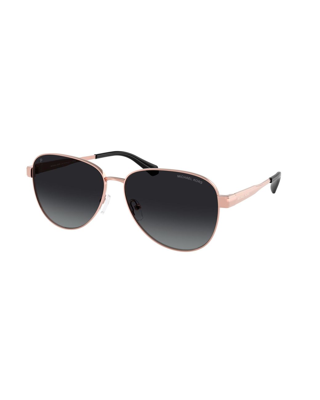 Michael Kors Black Mk1160 Biarritz 1108T3 Sunglasses Metal Pilot Polarized