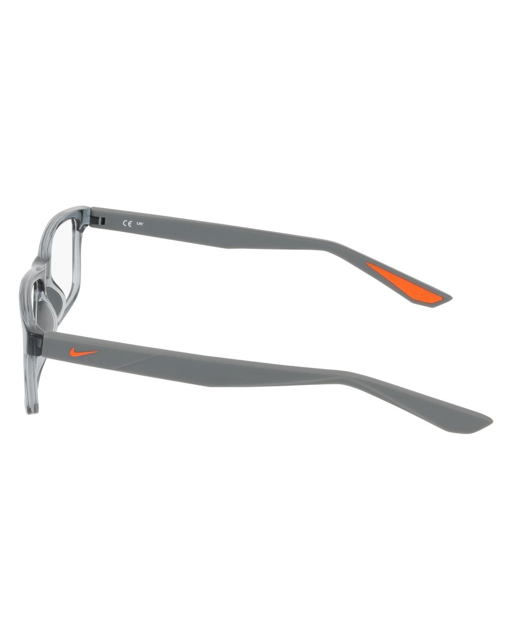 Nike Black 7416 034 Optical Frames Bio-Injected Squared Normal for men