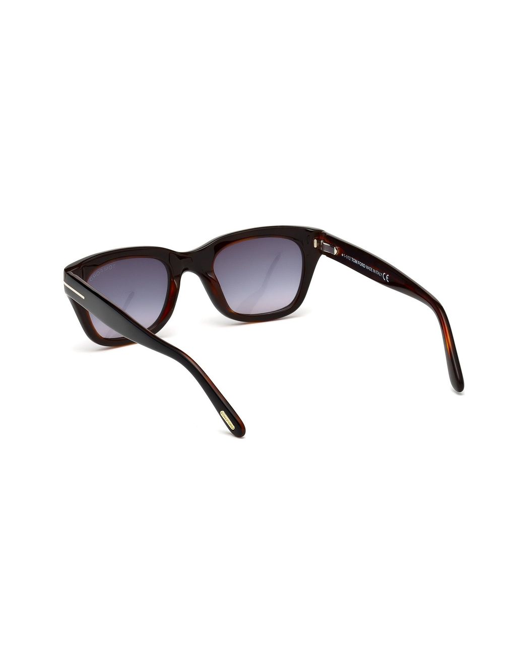 Tom Ford Black Ft0237 Snowdon 05B Sunglasses Acetate Squared Normal Shaded for men