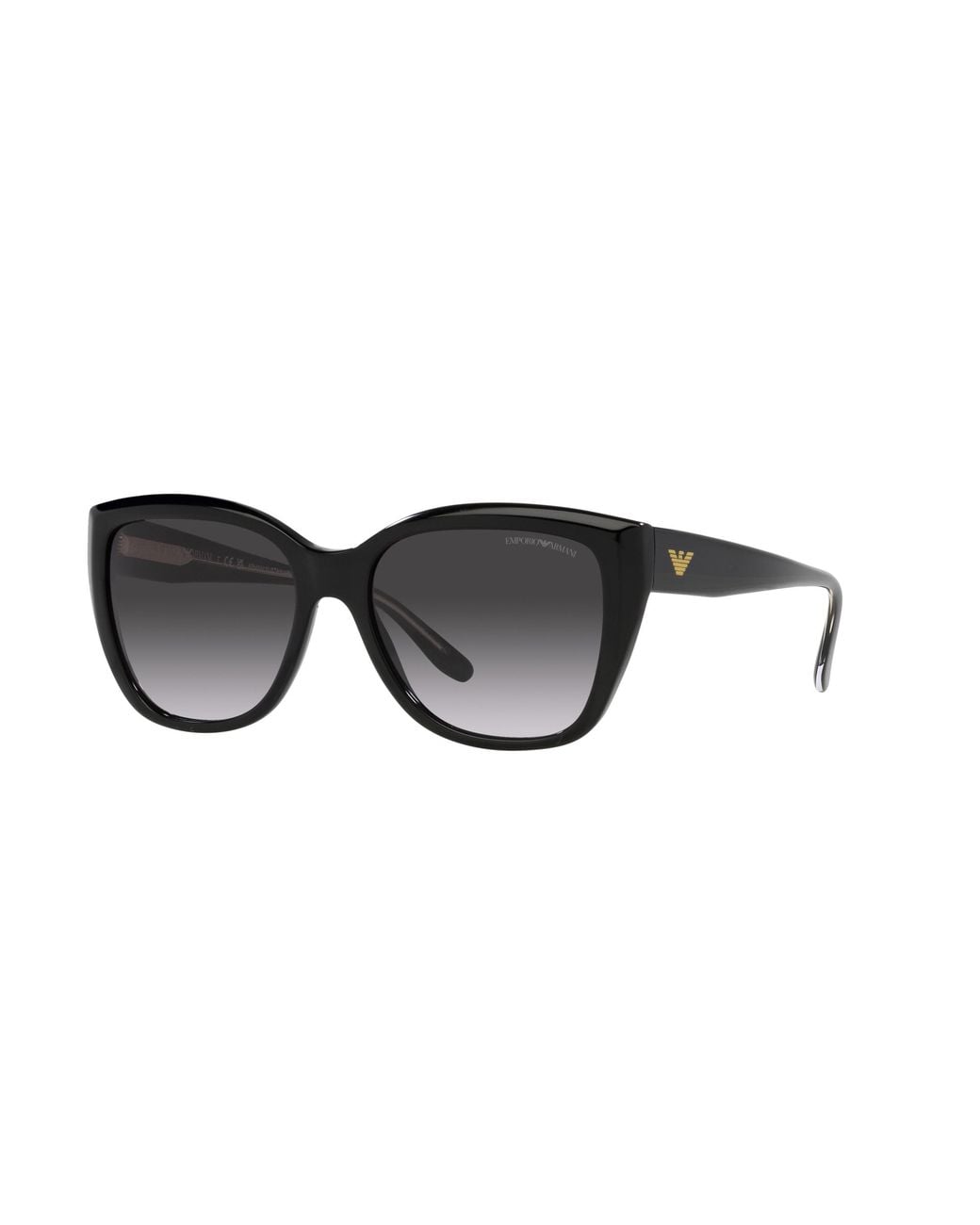 Emporio Armani Black Ea4198 50178G Sunglasses Acetate Cat Eye Normal Shaded