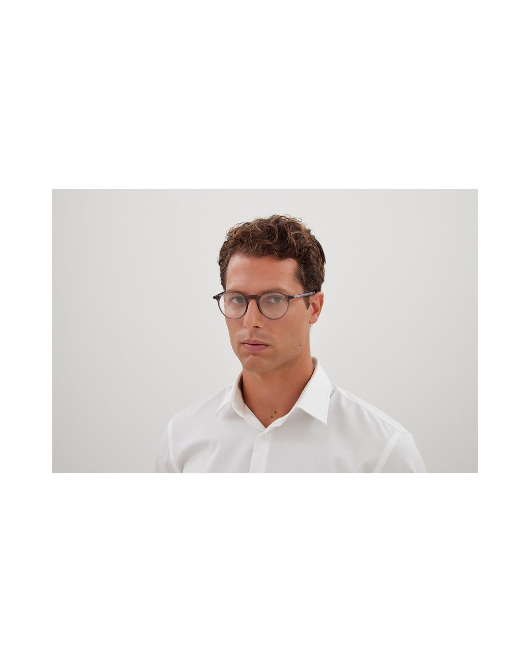 Montblanc Black Mb0329O 002 Optical Frames Transparent Round for men