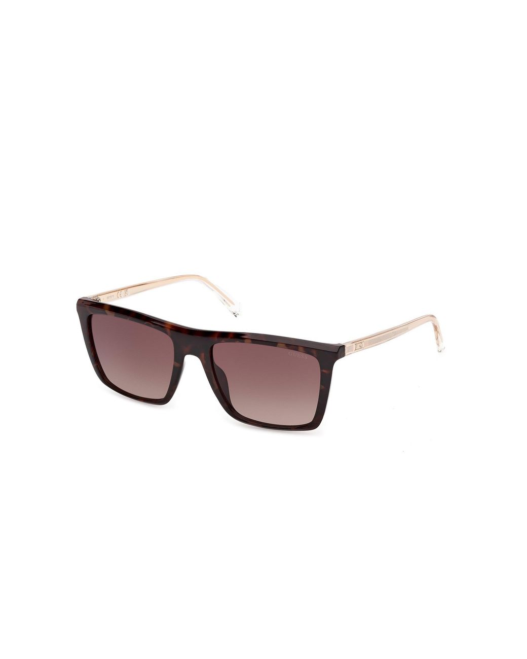 Guess Black Gu00313 52F Sunglasses Injected Squared Normal for men