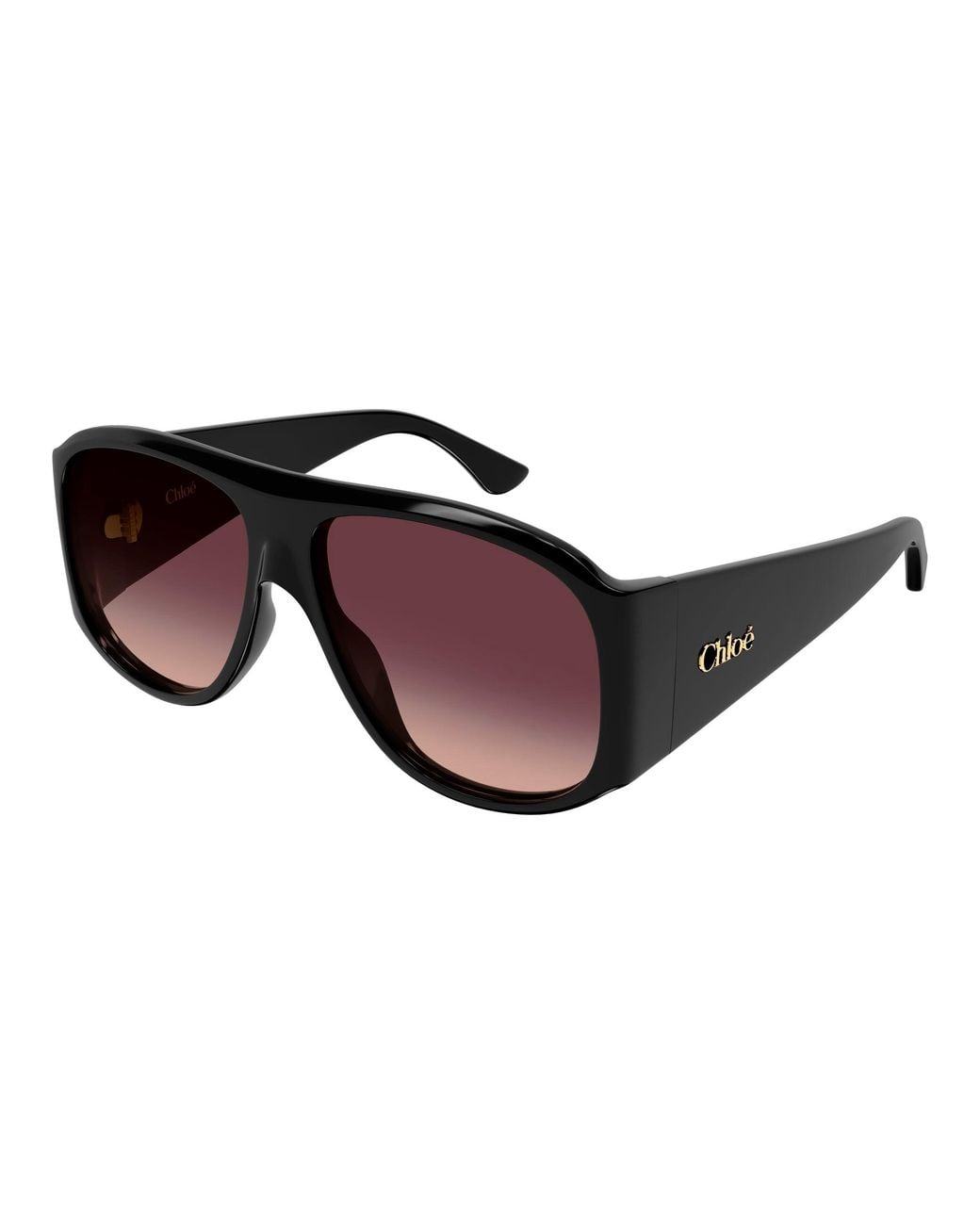 Chloé Black Ch0347S 007 Sunglasses Acetate Pilot Nuanced