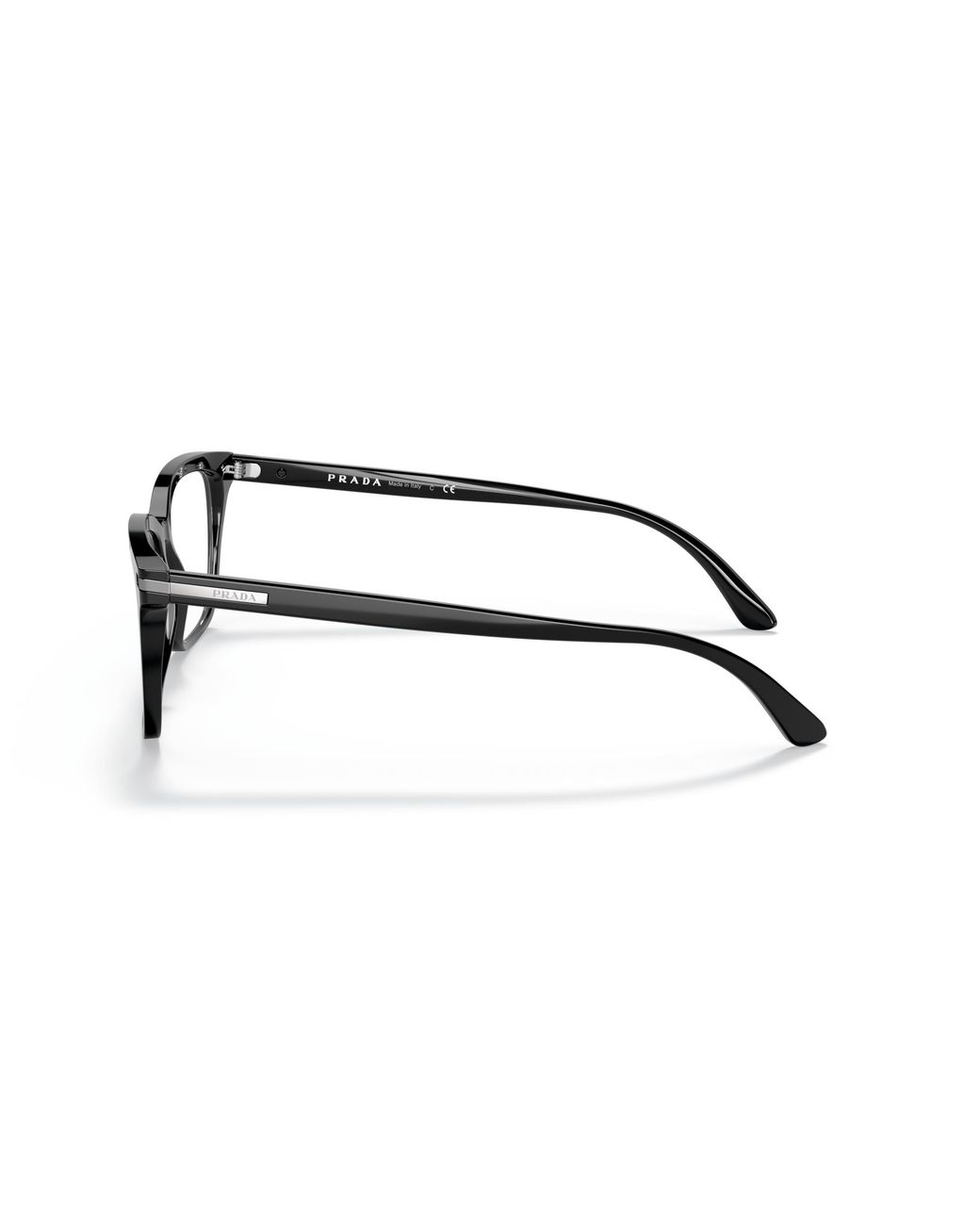 Prada Black Pr 14Wv 1Ab1O1 Optical Frames Acetate Squared Normal for men