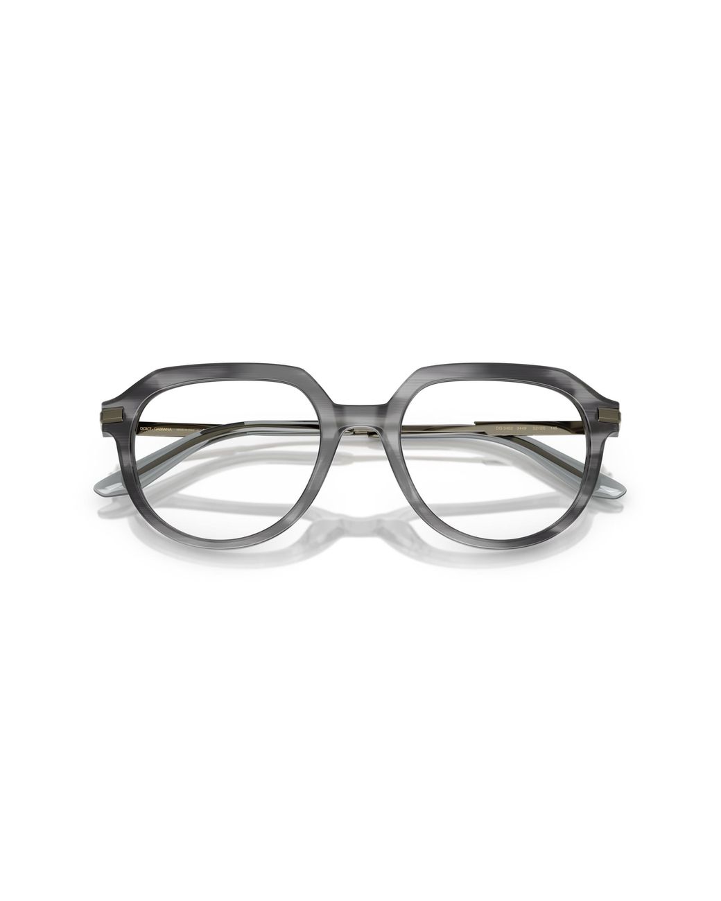 Dolce & Gabbana Black Dg3402 3449 Optical Frames Acetate Transparent Pantos Normal for men