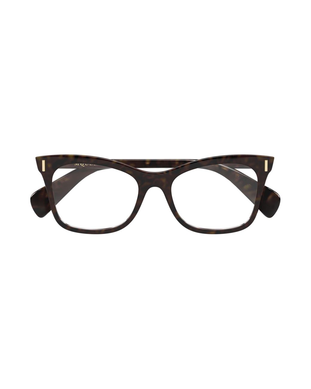 McQueen Black Am0552O 002 Optical Frames Acetate Transparent Cat Eye