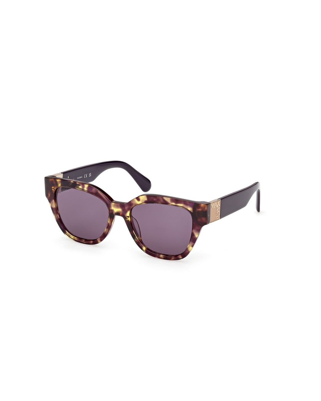 MAX&Co. Black Mo0138 56Y Sunglasses Acetate Squared Normal