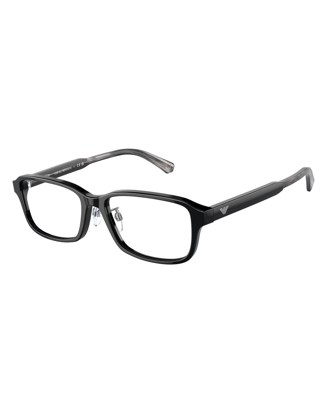 Emporio Armani Black Ea3215D 5017 Optical Frames Acetate Pillow Normal for men