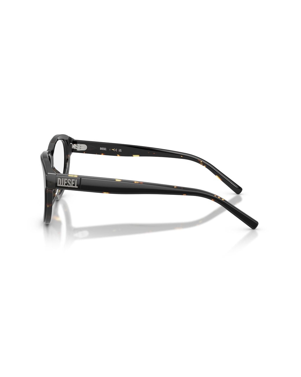 DIESEL Black Dl4031U 2071 Optical Frames Acetate Transparent Pilot Normal