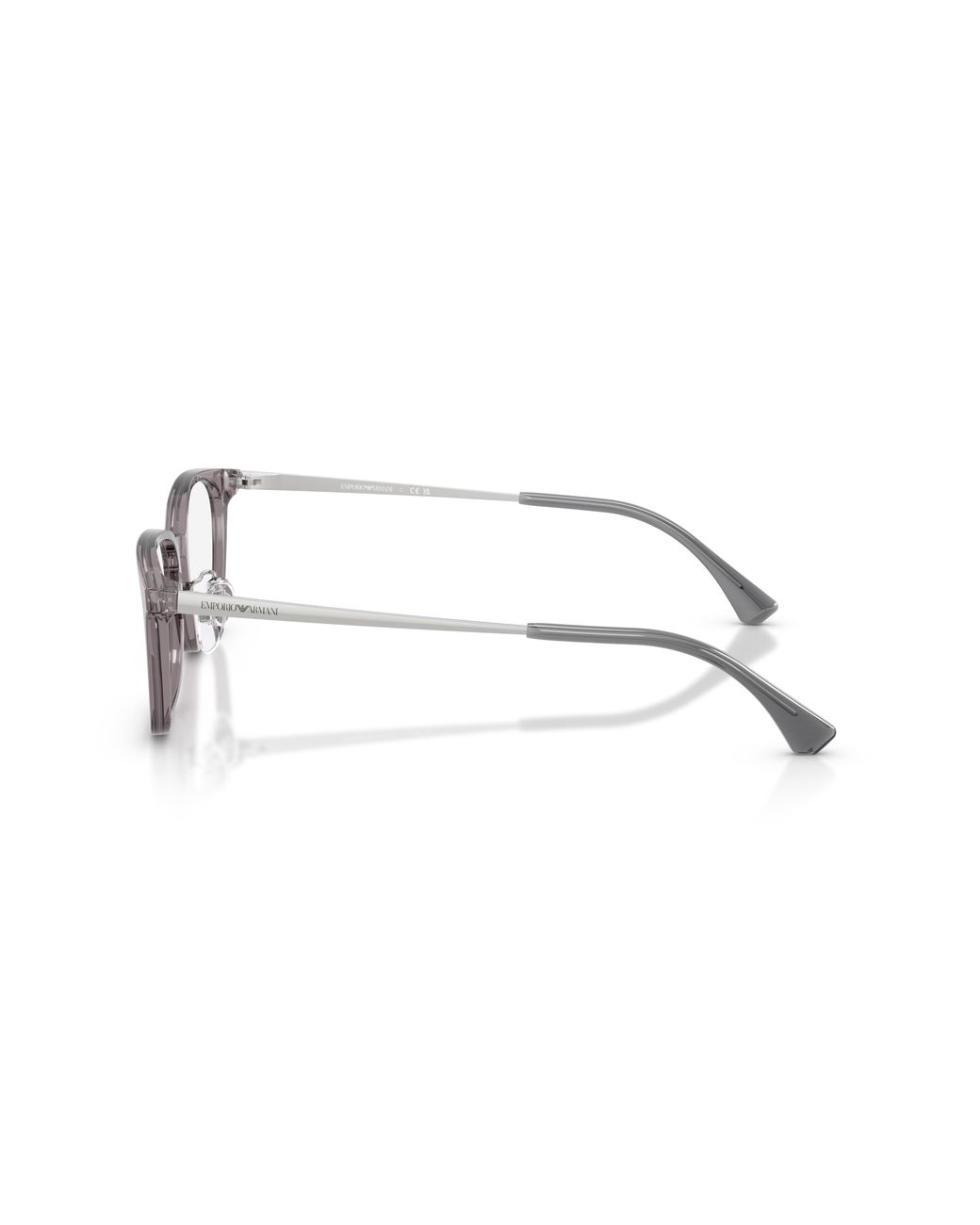 Emporio Armani Black Ea3296D 6206 Optical Frames Acetate Transparent Geometric Normal for men