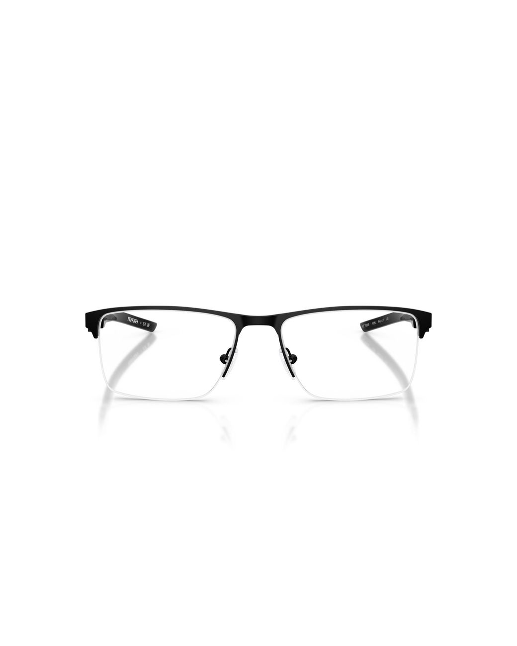 FERRARI SCUDERIA Black Fz7009 126 Optical Frames Metal Squared Normal for men