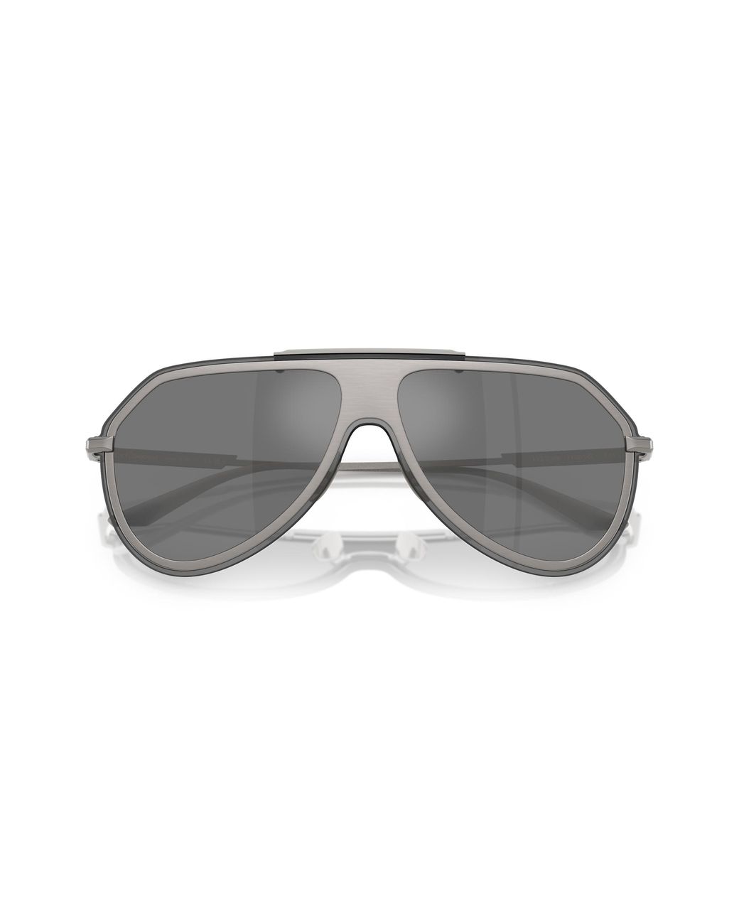Dolce & Gabbana Black Dg2309 11086G Sunglasses Metal Pilot Mirrored for men
