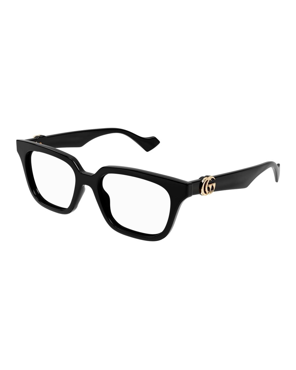 Gucci Black Gg1537Ok 001 Optical Frames Injected Transparent Squared