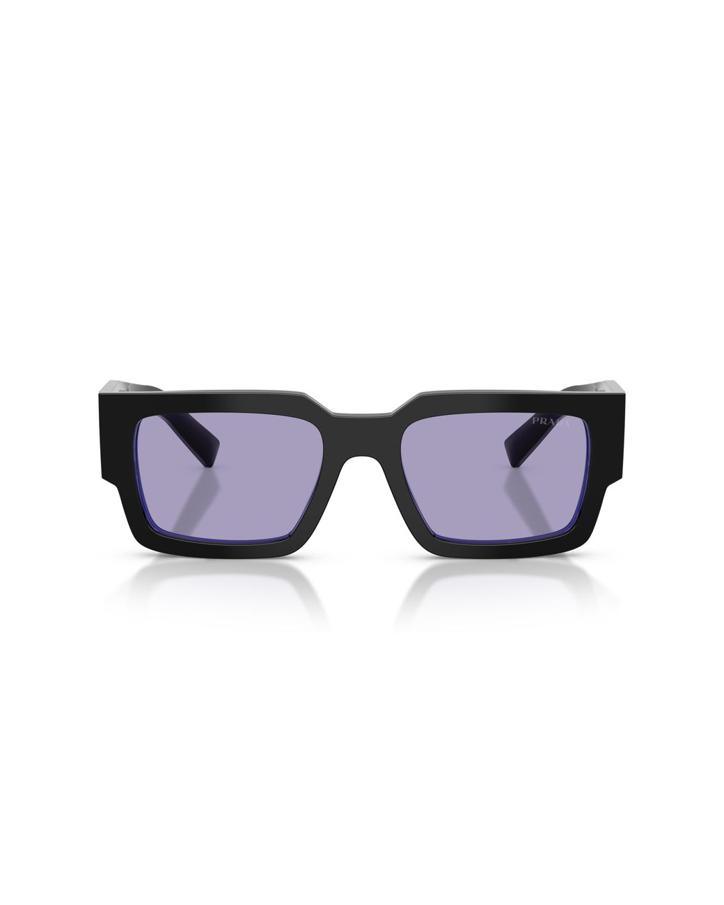 Prada Black Pr B17S 16K01O Sunglasses Acetate Squared Normal for men