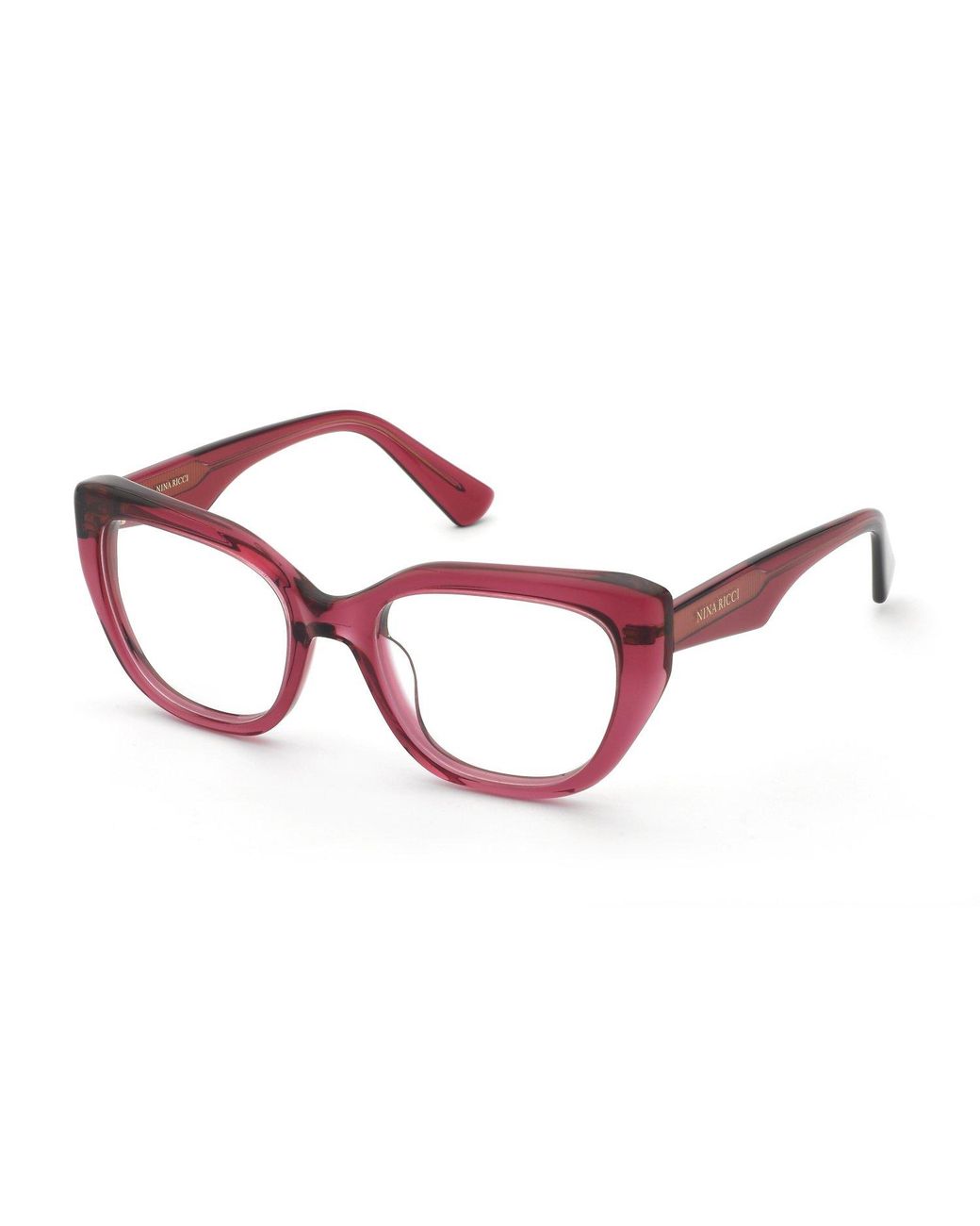 Nina Ricci Black Vnr424 0Afd Optical Frames Acetate Butterfly