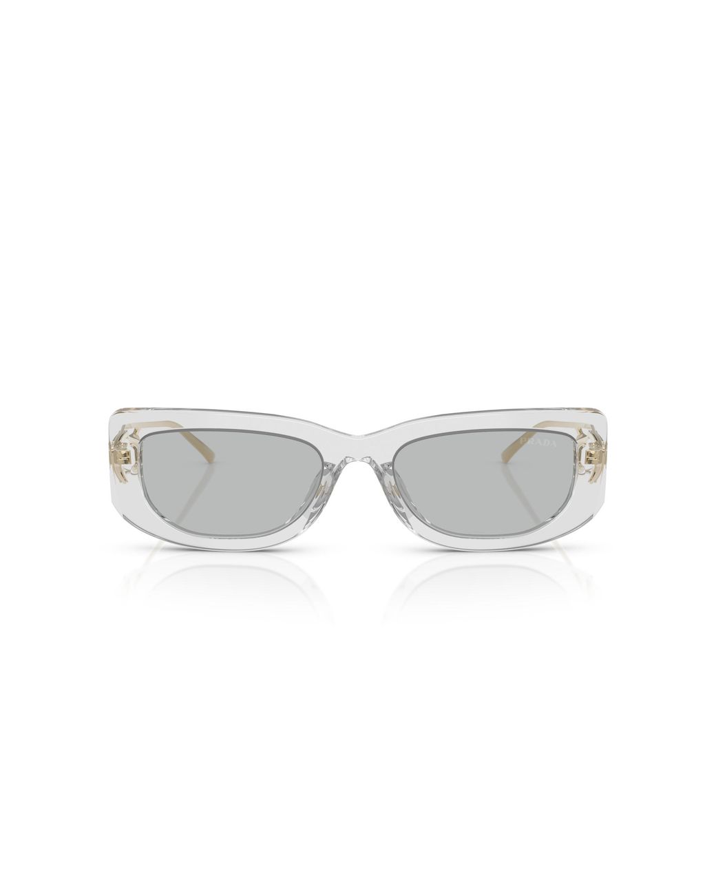 Prada Black Pr 14Ys 12R50K Sunglasses Acetate Squared Normal