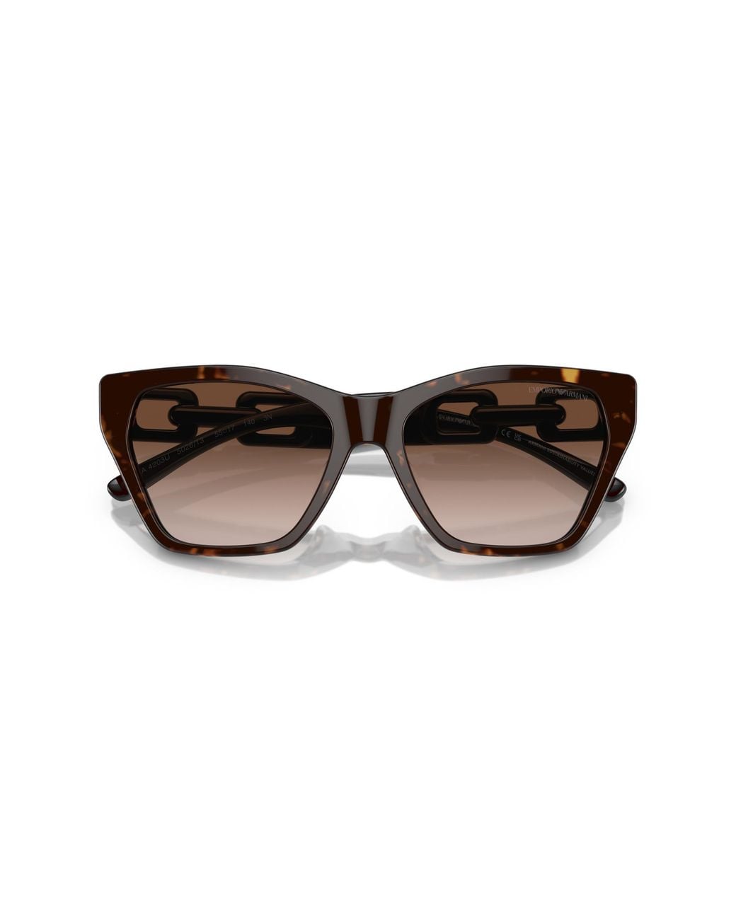 Emporio Armani Black Ea4203U 502613 Sunglasses Acetate Cat Eye Normal Shaded