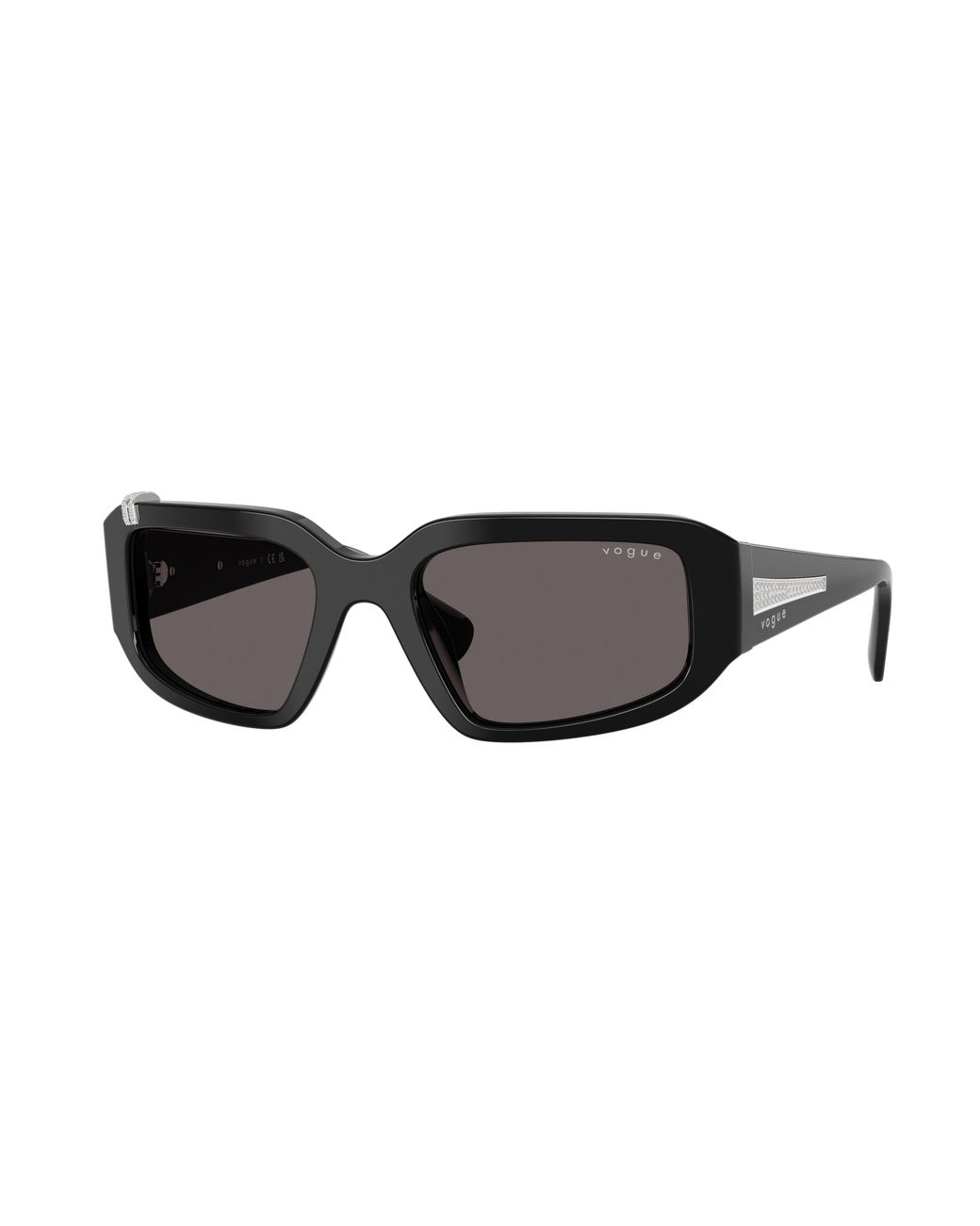Vogue Eyewear Black Vo5688Sb W44/87 Sunglasses Acetate Geometric Normal
