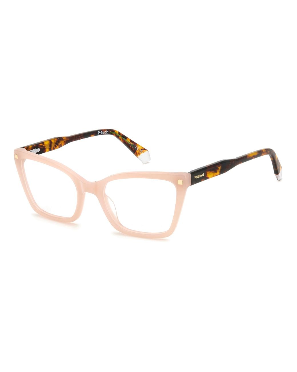 Polaroid Black Pld D520 35J Optical Frames Bio-Cecid Squared