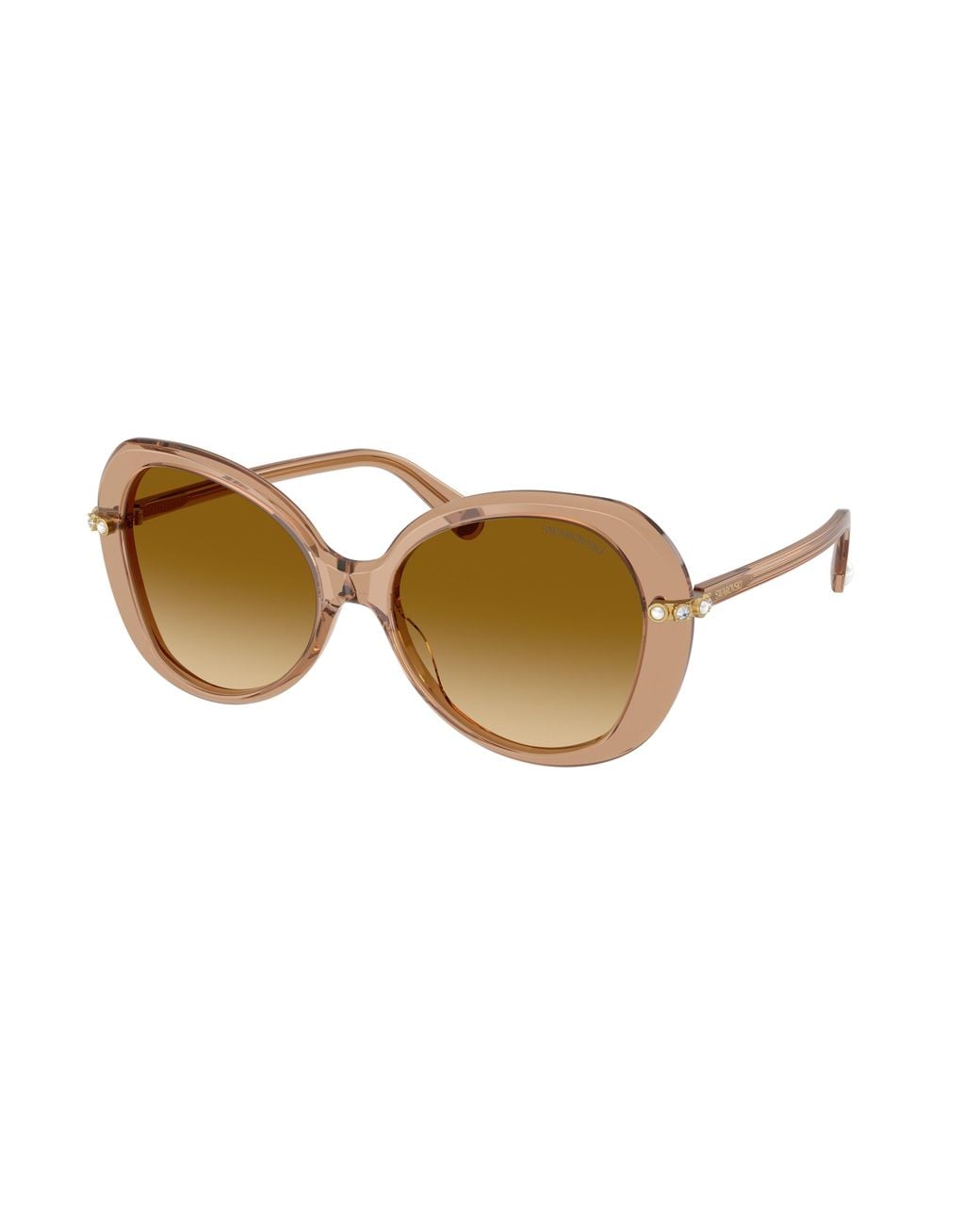 Swarovski Black Sk6059 11243B Sunglasses Acetate Butterfly Normal Nuanced