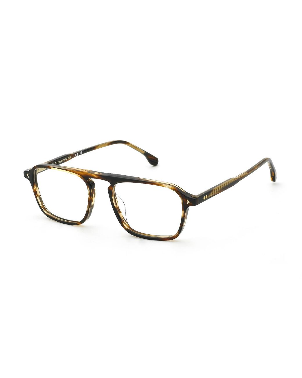 Lozza Black Vl4423 Capalbio 2 09Rs Optical Frames Acetate Geometric for men