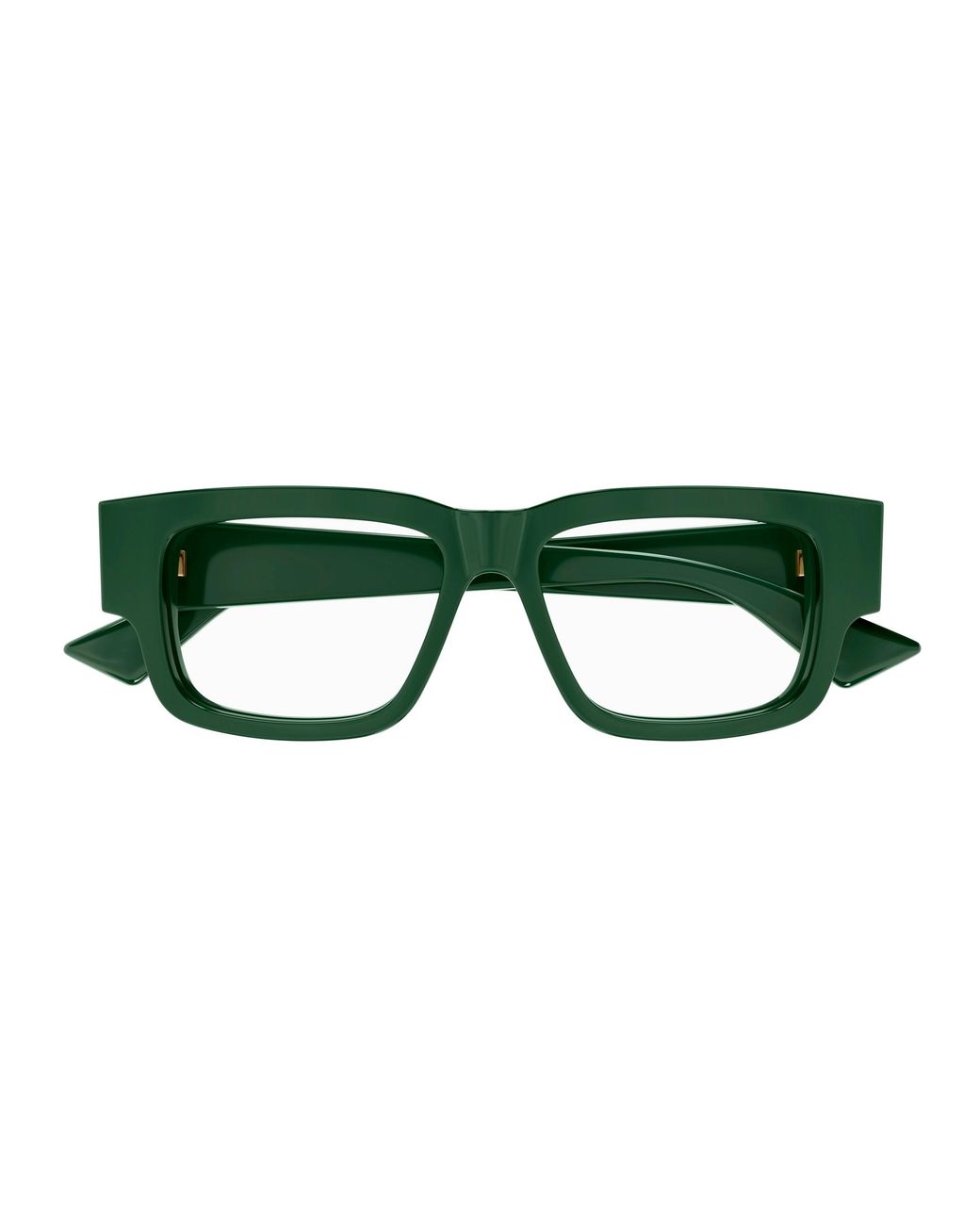 Bottega Veneta Green Bv1280O 003 Optical Frames Acetate Transparent Squared