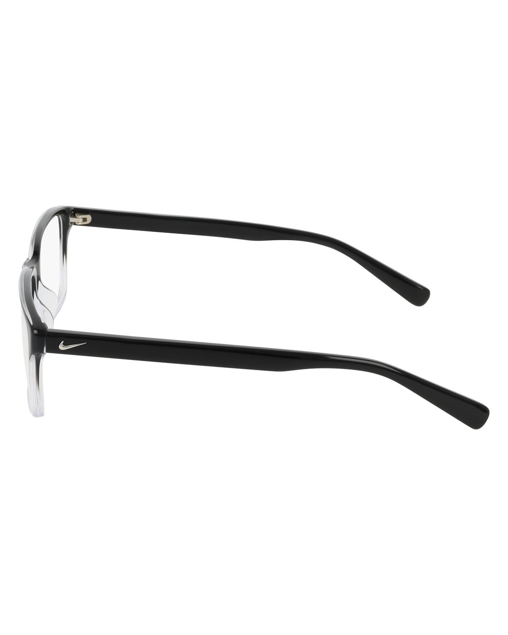 Nike Black 1001Y 010 Optical Frames Acetate Squared Normal