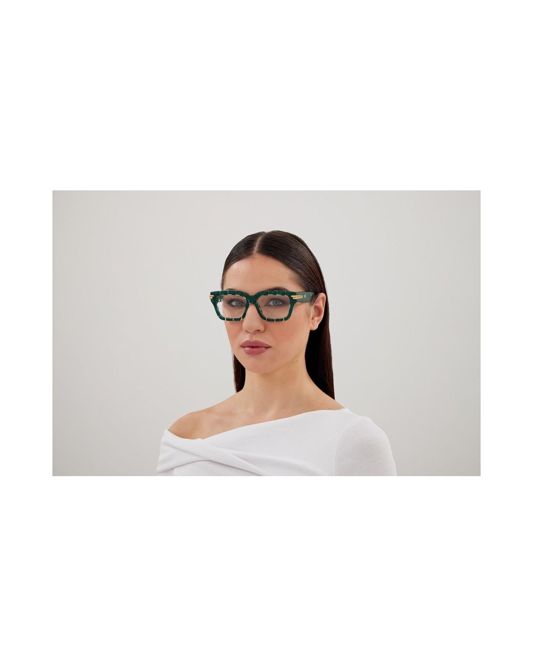 Bottega Veneta Black Bv1324O 004 Optical Frames Acetate Transparent Squared