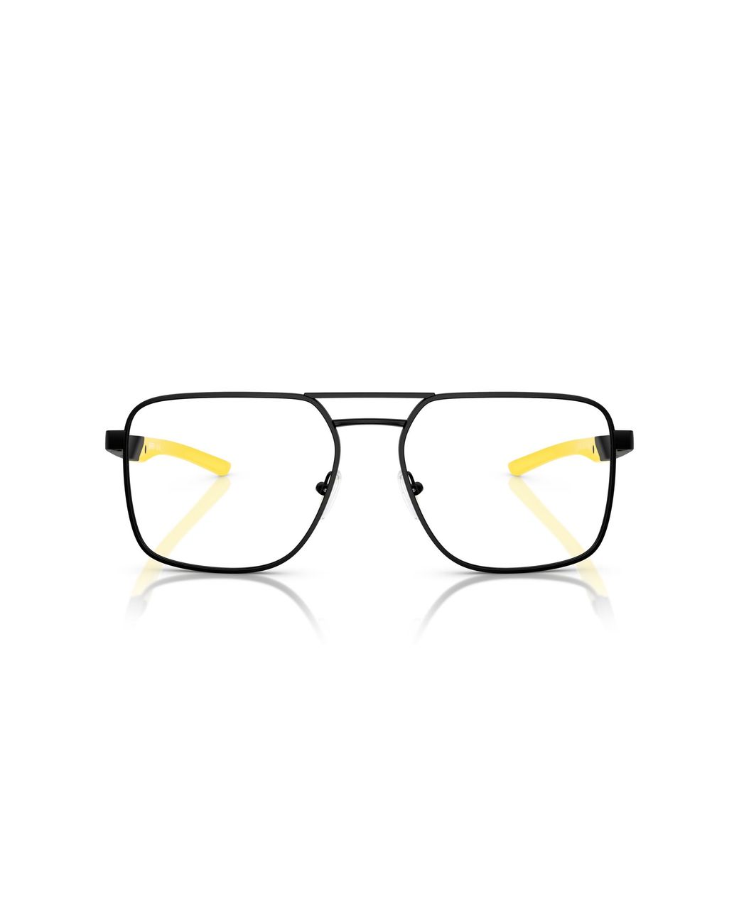 FERRARI SCUDERIA Black Fz7005 123 Optical Frames Metal Squared Normal for men
