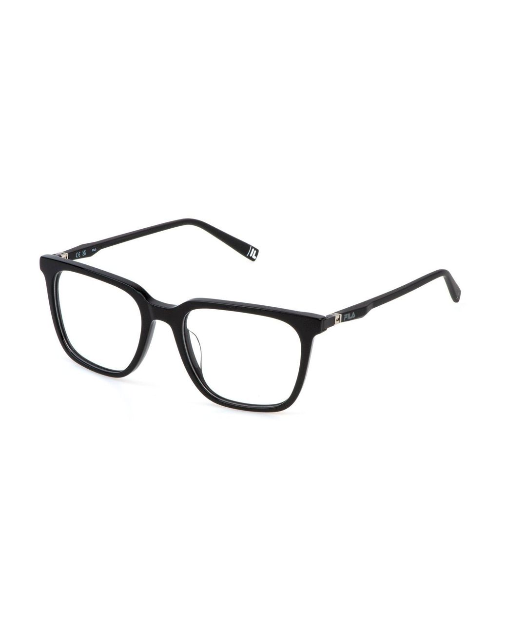 Fila Black Vfia92 700 Optical Frames Acetate Squared for men