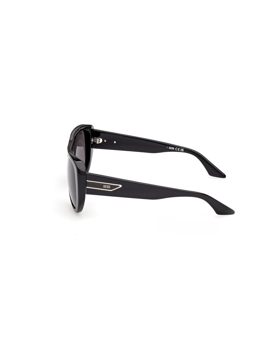 Gcds Black Gd0074 01A Sunglasses Acetate Smoke Mask Normal