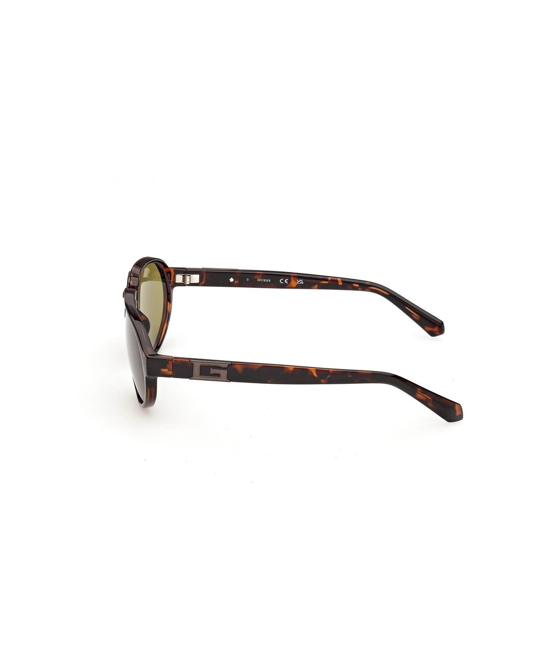 Guess Black Gu00303 52N Sunglasses Injected Pilot Normal for men
