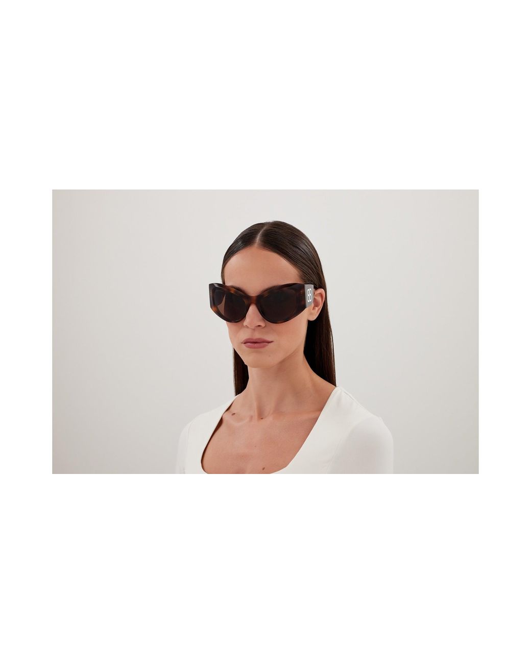 Balenciaga Black Bb0393S 002 Sunglasses Acetate Butterfly